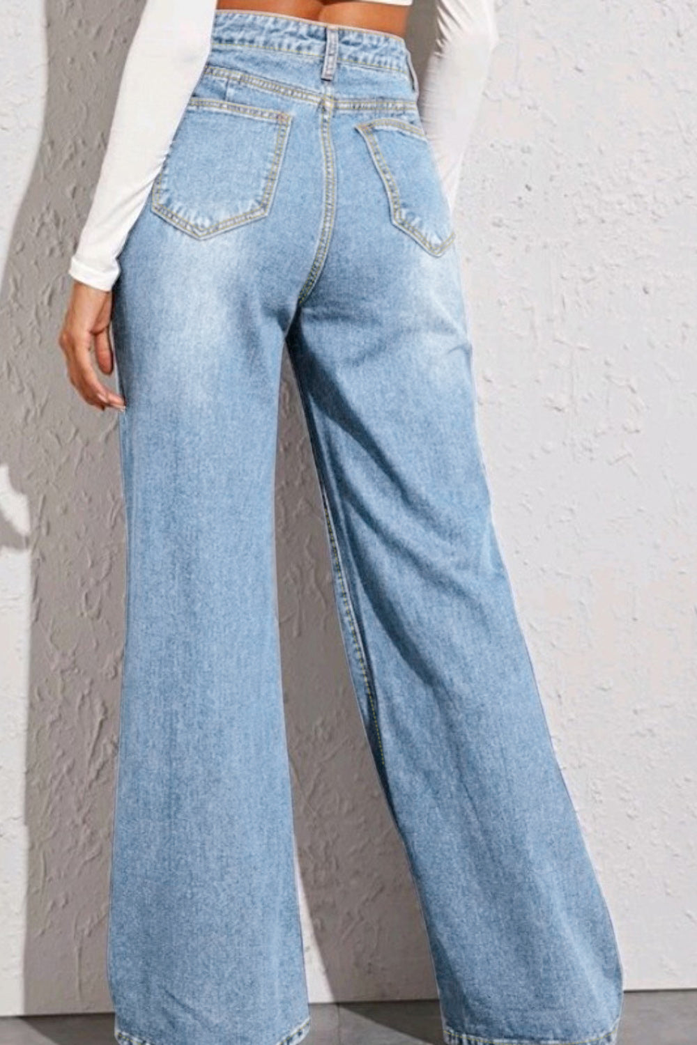 High Waist Wide Leg Jeans