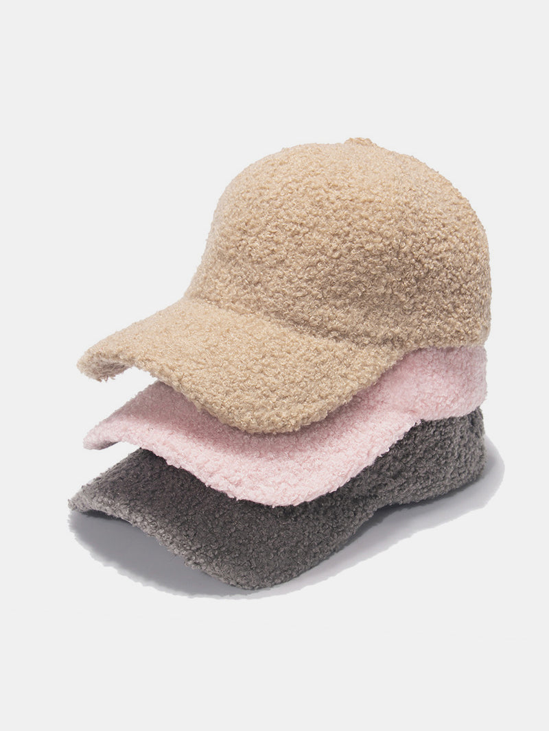 Sherpa Solid Color Baseball Cap