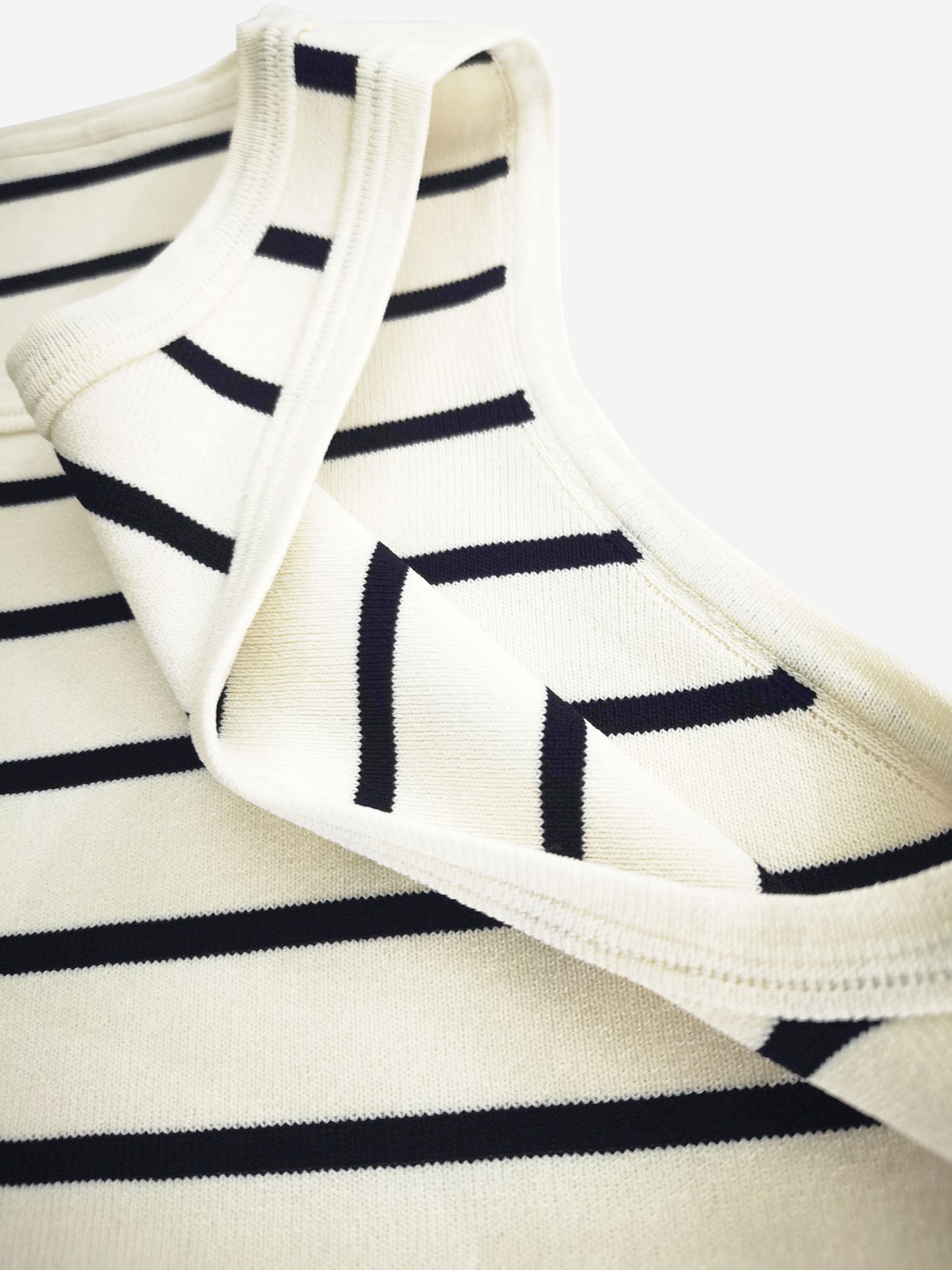 Striped Wide Strap Racerback Tank