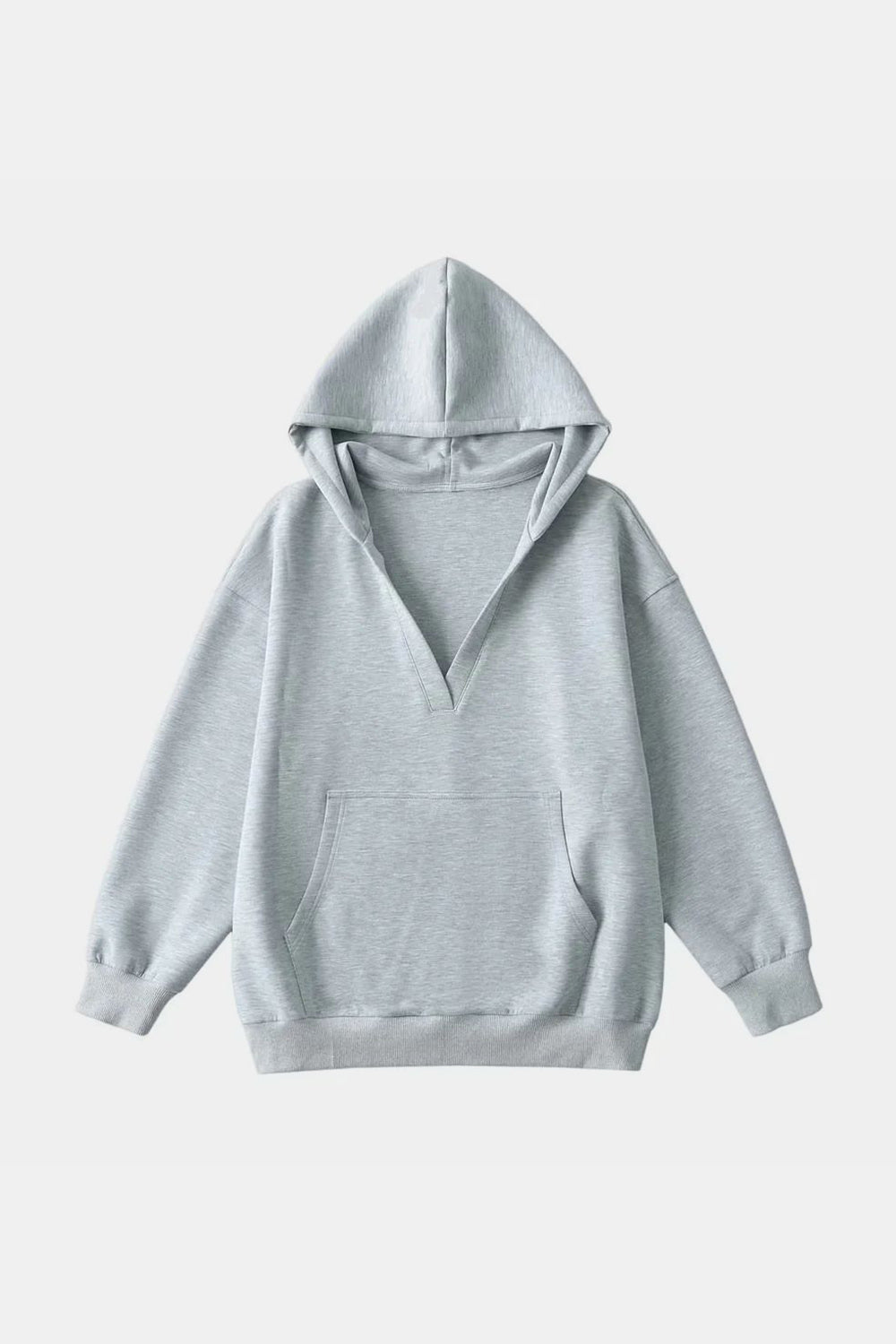 Basic Bae Kangaroo Pocket Long Sleeve Hoodie